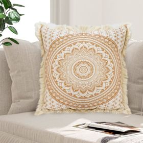 SOGA 50cm Pillow Cover Moon Decor Cotton Decorative Throw Pillow