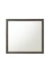 Valdemar Weathered Gray Finish Mirror
