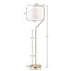 Angular Arched Metal Floor Lamp