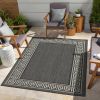 Sunshine GC_HAR2002 Anthracite 7 ft. 10 in. x 10 ft. 3 in. Indoor/Outdoor Area Rug
