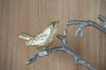 17x5.5x22" Metal Branch Wall Sculptures with Bird Accents, Set of 2