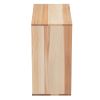 Set of 2 24 Bottle Wine Rack, Wine Storage Cube for Bar Kitchen Cellar, Wood Crate in Natural