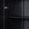 U_STYLE Sophisticated Oak Veneer Cabinet with multiple storage functions,Suitable for Study,Entryway, Hallway, Living Room, Foyer