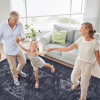 LOOM & LUXE Area Rug 5x8, Washable Rug, Low-Pile, Non-Slip, Non-Shedding, Foldable, Kid & Pet Friendly - Area Rugs for living room, bedroom