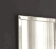 Voeville II Platinum Finish Mirror