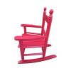 Children's rocking rose red chair- Indoor or Outdoor -Suitable for kids-Durable