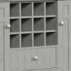 Bedford - Sideboard Buffet and Wine Rack - Fog Grey