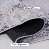 LOOM & LUXE 5x8 Area Rug, Washable Rug, Low-Pile, Non-Slip, Non-Shedding, Foldable, Kid & Pet Friendly - Area Rugs for living room, bedroom