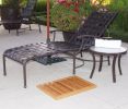 Oceanstar Bamboo Floor and Shower Mat FM1163