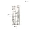Distressed Black Metal Wall Decor