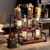 Coffee syrup rack organizer syrup bottle rack coffee bar rack 3 layers 12 bottle storage rack for storing syrup, wine