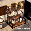 Coffee syrup rack organizer syrup bottle rack coffee bar rack 3 layers 12 bottle storage rack for storing syrup, wine