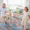 8x10 Area Rugs for Living Room, Washable Rug, Low-Pile, Non-Slip, Non-Shedding, Foldable, Kid & Pet Friendly - Area Rugs for living room, bedroom