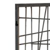 Distressed Black Metal Wall Decor