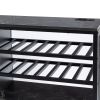 Bar Cabinet,Wine Bar Cabinet,Liquor Storage Credenza,Sideboard with Wine Racks & Stemware Holder,With UAB socket,Metal bracket