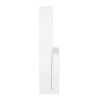 Kitchen Pantry Storage Cabinet, Modern Buffet Cabinet with Hutch, Food Pantry Cabinet with Doors and Shelves Wine Rack for Dining Room, White