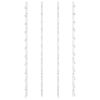 Wall Mounted Wine Rack for 24 Bottles 2 pcs White Iron