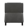 Push Back Reclining Chair Transitional Style Grey Color Self-Reclining Motion Chair 1pc Cushion Seat Modern Living Room Furniture