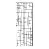 Distressed Black Metal Wall Decor