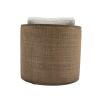 COOLMORE Swivel Barrel Chair, Comfy Round Accent Sofa Chair for Living Room, 360 Degree Swivel Barrel Club Chair, Leisure Arm Chair for Nursery, Hotel