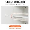 VEVOR 55 Inch Industrial Bar Cabinet, Wine Table for Liquor and Glasses, Sideboard Buffet Cabinet with Wine Rack