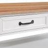 57 inch Rolling Kitchen Island with Storage,Kitchen Cart with Solid OAK Wood Top,Two-sided Kitchen island Cart on Wheels ,Wine and Spice Rack