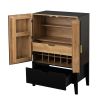 Lockers,side cabinets,Wine Bar Cabinet,Liquor Storage Credenza,Sideboard with Wine Racks & Stemware Holder,Wine glass holder,Metal handle