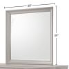 Gray Square Mirror