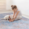 Naar Area Rugs 4x6, Washable Rug, Low-Pile, Non-Slip, Non-Shedding, Foldable, Kid & Pet Friendly - Area Rugs for living room, bedroom, kitchen