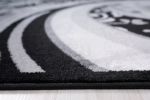 Jersey Area Rugs, Carpets For Livingroom, 7x10 Area Rugs ,1843 Black-Grey