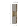 Obregon Corner Bar Cabinet, Ten Built-in Wine Rack, Single Door Macadamia / Taupe