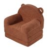 VEVOR Kids Couch, 2-in-1 Toddler Chairs Comfy, Toddler Couch Sofa Bed Fold Out, Convertible Sofa to Lounger