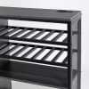Bar Cabinet,Wine Bar Cabinet,Liquor Storage Credenza,Sideboard with Wine Racks & Stemware Holder,With UAB socket,Metal bracket,placed in family bars
