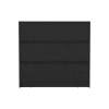 Austin Three Drawer Dresser; Pull Out Mechanism-Black