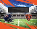 [Personalization Only] Official NFL Bears - 62" x 84" Personalized Washable Rug