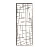Distressed Black Metal Wall Decor
