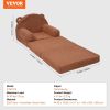 VEVOR Kids Couch, 2-in-1 Toddler Chairs Comfy, Toddler Couch Sofa Bed Fold Out, Convertible Sofa to Lounger
