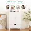 Bar Cabinet,Wine Bar Cabinet,Liquor Storage Credenza,Sideboard with Wine Racks & Stemware Holder,Wine glass holder,Metal handle