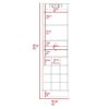 Classic Bar Cabinet; Two Drawers; Twelve Built-in Wine Rack-Black