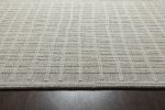 Abbey Latriss Ivory and Natural Wool Handwoven Area Rug