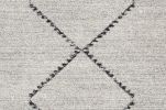 Granada Jewels Ivory, Grey, and Charcoal Olefin Shag Area Rug