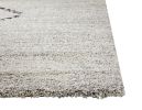 Granada Jewels Ivory, Grey, and Charcoal Olefin Shag Area Rug