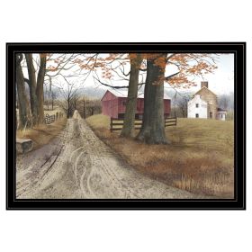 Trendy Decor 4U "The Road Home" Framed Wall Art, Modern Home Decor Framed Print for Living Room, Bedroom & Farmhouse Wall Decoration by Billy Jac (Color: as Pic)