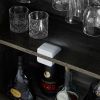 Industrial Wine Bar Cabinet with Liquor Storage, Sideboard featuring Wine Racks & Stemware Holder (55.12''w x 13.78''d x 30.31''h)