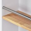 Rolling Kitchen Island with Storage, Two-sided Kitchen island Cart on Wheels with RubberWood Top,Wine and Spice Rack