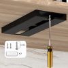 2 Pack Wine Glass Holder Under Shelf or Cabinet Punch-free Wine Glass Rack